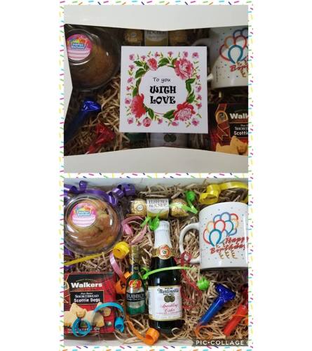 Birthday Bundle. An arrangement by Avenue Flowers and Gifts.