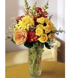 Sunny Fall Day. An arrangement by Avenue Flowers and Gifts.