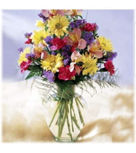 Pink Wisps. An arrangement by Avenue Flowers and Gifts.