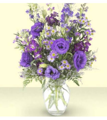 Purple Serenity. An arrangement by Avenue Flowers and Gifts.