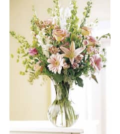 Soft Pink Garden. An arrangement by Avenue Flowers and Gifts.