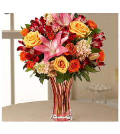 Summer Peach. An arrangement by Avenue Flowers and Gifts.