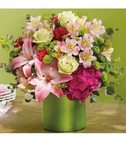 Green Satin. An arrangement by Avenue Flowers and Gifts.