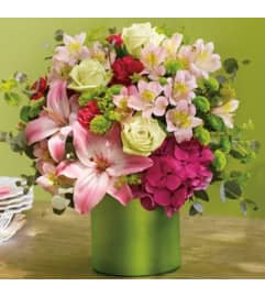 Green Satin. An arrangement by Avenue Flowers and Gifts.