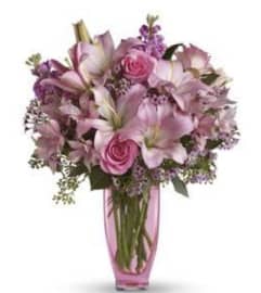 Pink Simplicity. An arrangement by Avenue Flowers and Gifts.