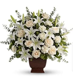 Noble Heritage Lily Tribute. An arrangement by Avenue Flowers and Gifts.