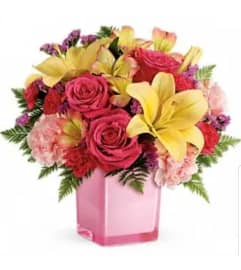 Pink Pops. An arrangement by Avenue Flowers and Gifts. Pink Pops. An arrangement by Avenue Flowers and Gifts.