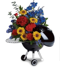 Weber Grill. An arrangement by Avenue Flowers and Gifts.