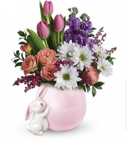 Some Bunny Love. An arrangement by Avenue Flowers and Gifts.