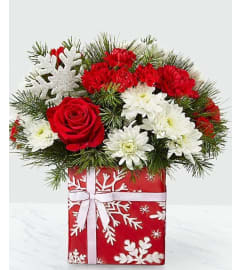 Glistening Snowflake. An arrangement by Avenue Flowers and Gifts.