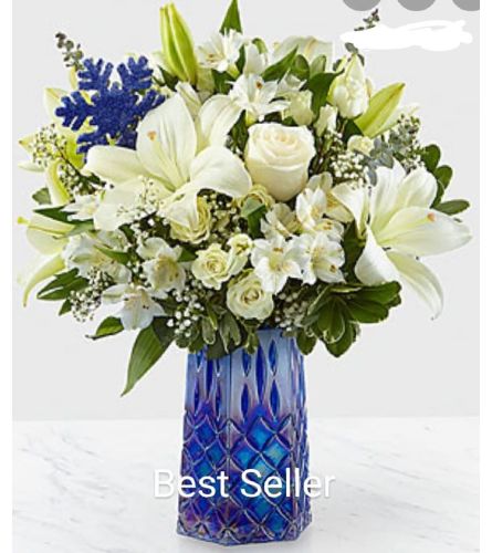 A Winter Jewel. An arrangement by Avenue Flowers and Gifts.