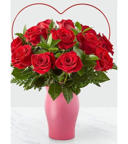 HEART'S INFERNO - Deluxe. An arrangement by Avenue Flowers and Gifts.