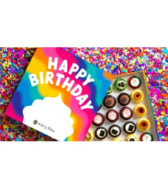 Birthday Gift Box Little cupcake 25-pack. An arrangement by Avenue Flowers and Gifts.