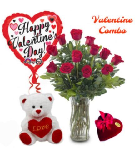 San Valentine Day Combo. An arrangement by Avenue Flowers and Gifts.