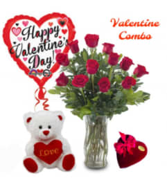 San Valentine Day Combo. An arrangement by Avenue Flowers and Gifts.