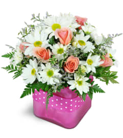 Bubble Gum Bliss™. An arrangement by Avenue Flowers and Gifts.