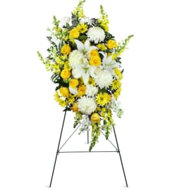 Golden Slumber for Sympathy™. An arrangement by Avenue Flowers and Gifts.