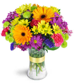 Radiant Rainbow™. An arrangement by Avenue Flowers and Gifts.