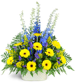 Joyful Memories. An arrangement by Avenue Flowers and Gifts.