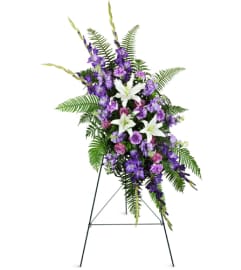 Lavender Memories Spray™. An arrangement by Avenue Flowers and Gifts.
