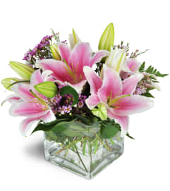 Pink Delight™. An arrangement by Avenue Flowers and Gifts.