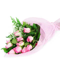 Perfect Wrapped Long-Stemmed Pink Roses. An arrangement by Avenue Flowers and Gifts. Perfect Wrapped Long-Stemmed Pink Roses. An arrangement by Avenue Flowers and Gifts.