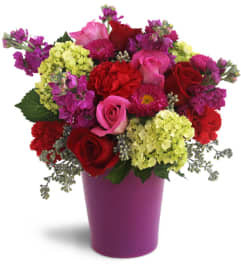 Bursting with Blooms™. An arrangement by Avenue Flowers and Gifts. Bursting with Blooms™. An arrangement by Avenue Flowers and Gifts.