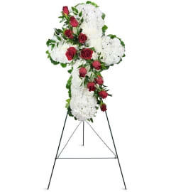 Enduring Faith. An arrangement by Avenue Flowers and Gifts.