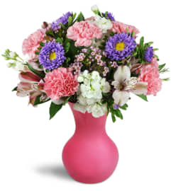 Perky Pinks™. An arrangement by Avenue Flowers and Gifts. Perky Pinks™. An arrangement by Avenue Flowers and Gifts.