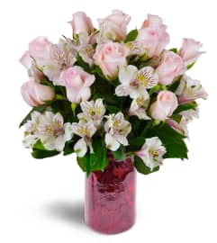 Blushing Love Bouquet™. An arrangement by Avenue Flowers and Gifts. Blushing Love Bouquet™. An arrangement by Avenue Flowers and Gifts.