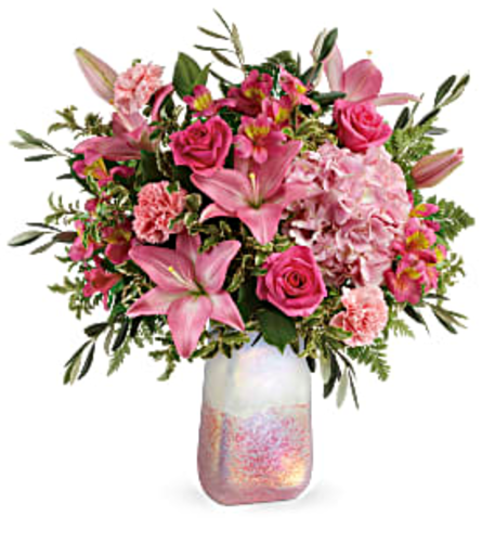 All Pink Quartz. An arrangement by Avenue Flowers and Gifts.