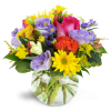 Birthday Blast™ - Standard. An arrangement by Avenue Flowers and Gifts. Bursting with colorful roses, daisies, and lisianthus, this bouquet is the...