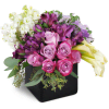 Breathtaking Beauty™ - Deluxe. An arrangement by Avenue Flowers and Gifts. This stunning bouquet includes lavender roses, purple Peruvian lilies,...