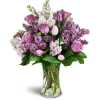 Fragrance Bouquet for Spring™ - Standard. An arrangement by Avenue Flowers and Gifts. Send them lovely lilacs, stock, tulips, and roses elegantly...
