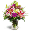 Spring’s Bounty Bouquet™ - Deluxe. An arrangement by Avenue Flowers and Gifts. Gift them a lovely bouquet filled with Stargazer lilies, dahlias,...