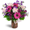 My One and Only™ - Standard. An arrangement by Avenue Flowers and Gifts. Featuring bright pink mini gerbera daisies, delicate pink carnations,...