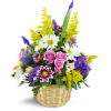 Ode to Springtime Basket™ - Standard. An arrangement by Avenue Flowers and Gifts. Send them lavender spray roses, daisies, and more in a natural...